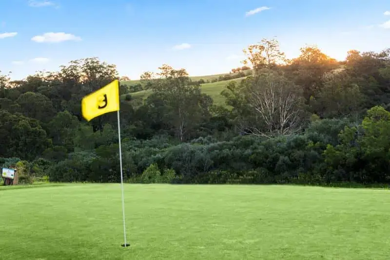 Retirement village golf course hole